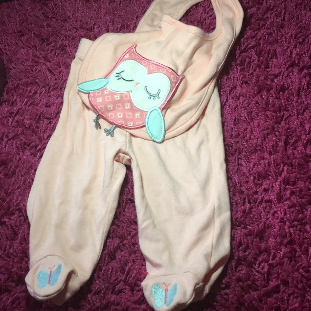 Baby pants and bib